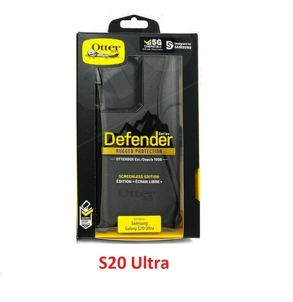 OtterBox Defender Fitted Hard Shell Case for Galaxy S20 Ultra - Black - NuvoTECH